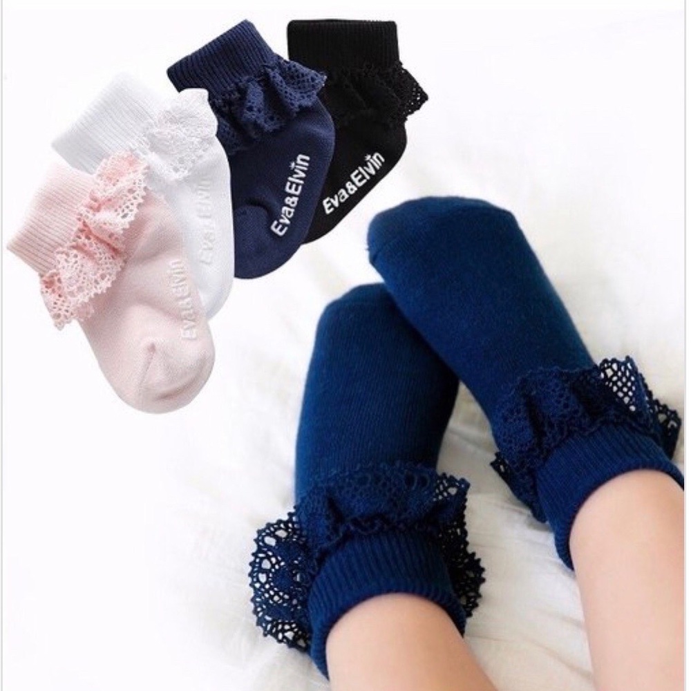 Lot of Eva & Elvin Girls Ruffle Frill Ankle Socks